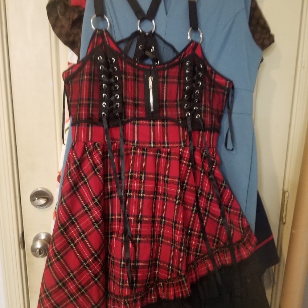 Rockin plaid Hell Bunny dress